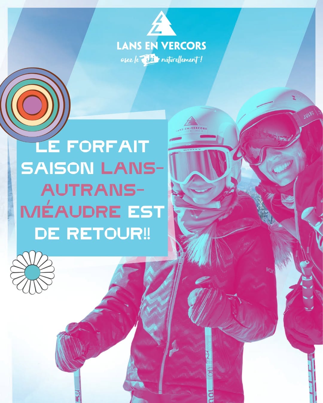 Le pass Lans-Autrans -Méaudre est de retour!